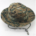 Venta al por mayor Camo Custom Bucket sombrero con cuerda / Bucket Cap con cuerdas / Flat Bill pesca sombreros Gorras